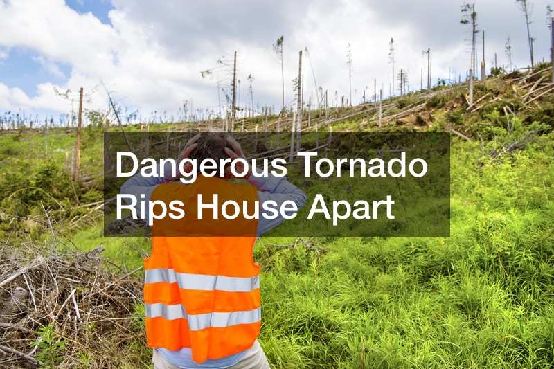 Dangerous Tornado Rips House Apart